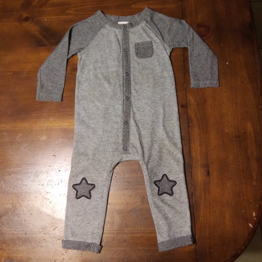 Grey Bodysuit with Stars